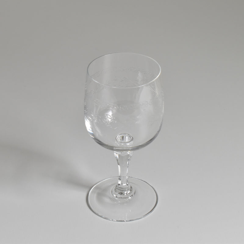 ヴィンテージクリスタルグラス ワイングラス クリスタルダルク Matignon