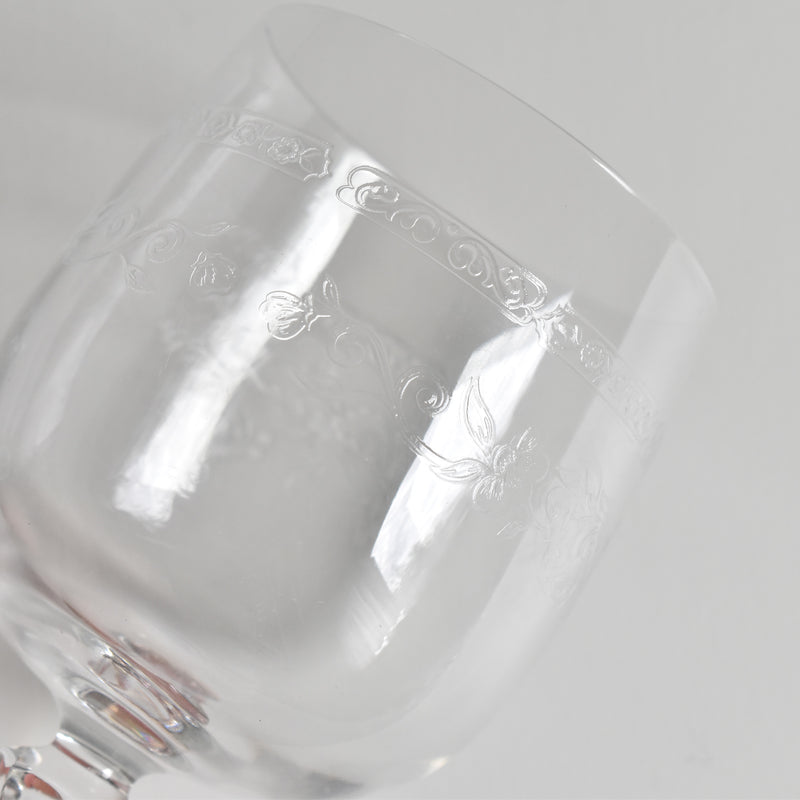 ヴィンテージクリスタルグラス ワイングラス クリスタルダルク Matignon