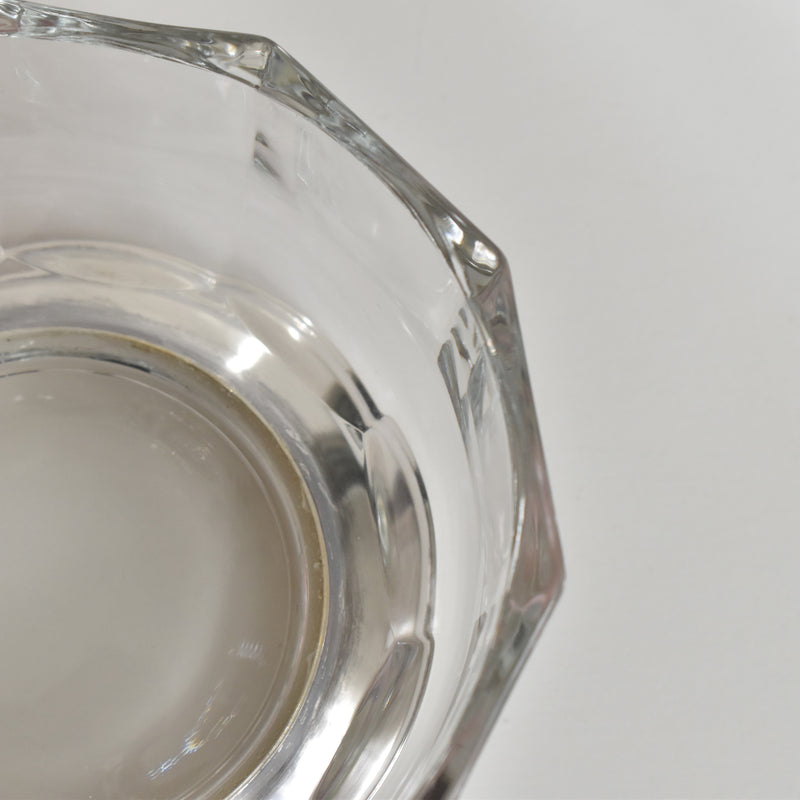 ヴィンテージガラス＆銀メッキ デザートクープ