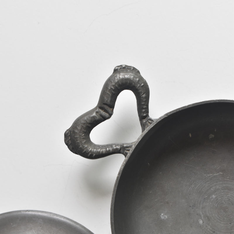 ヴィンテージピューター 取手付きクープ