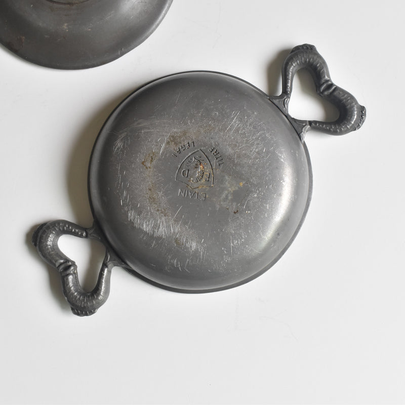 ヴィンテージピューター 取手付きクープ