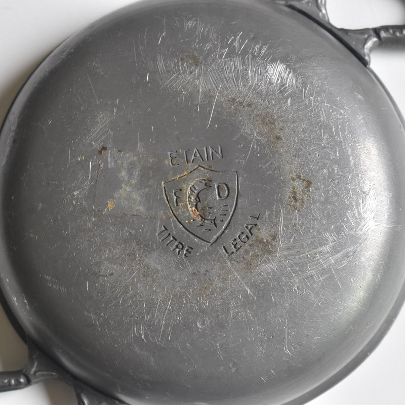 ヴィンテージピューター 取手付きクープ