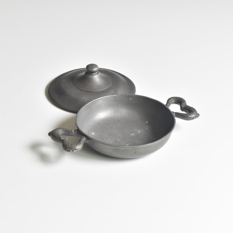 ヴィンテージピューター 取手付きクープ