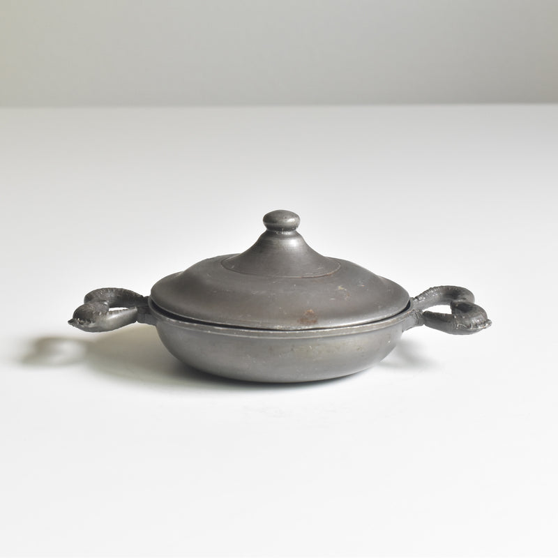 ヴィンテージピューター 取手付きクープ