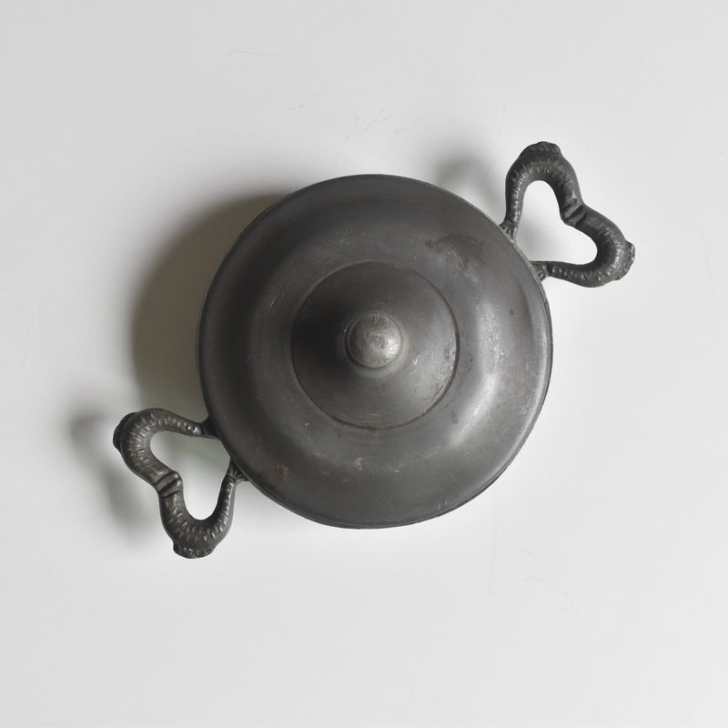 ヴィンテージピューター 取手付きクープ