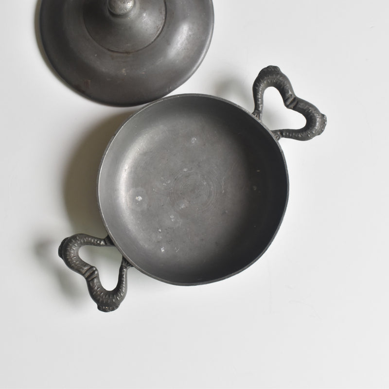 ヴィンテージピューター 取手付きクープ