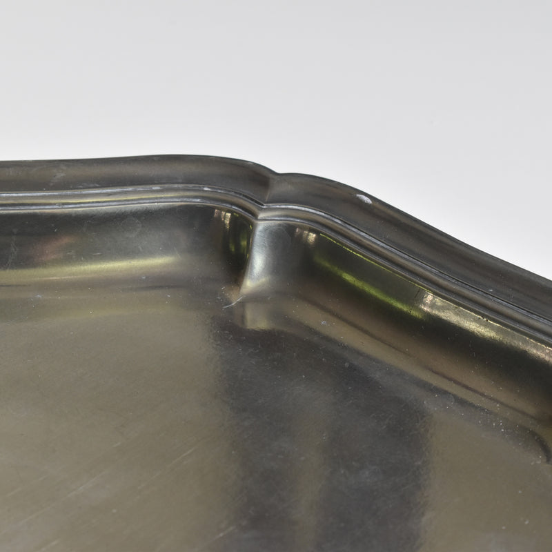 Vintage Pewter Oval Platter
