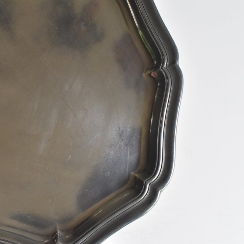 Vintage Pewter Oval Platter