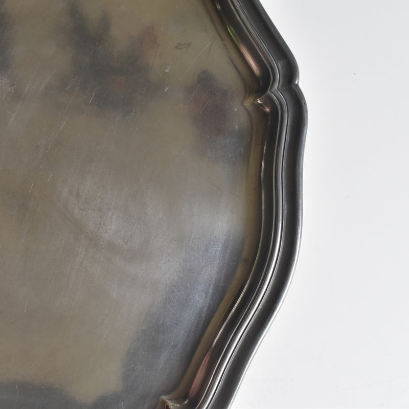 Vintage Pewter Oval Platter
