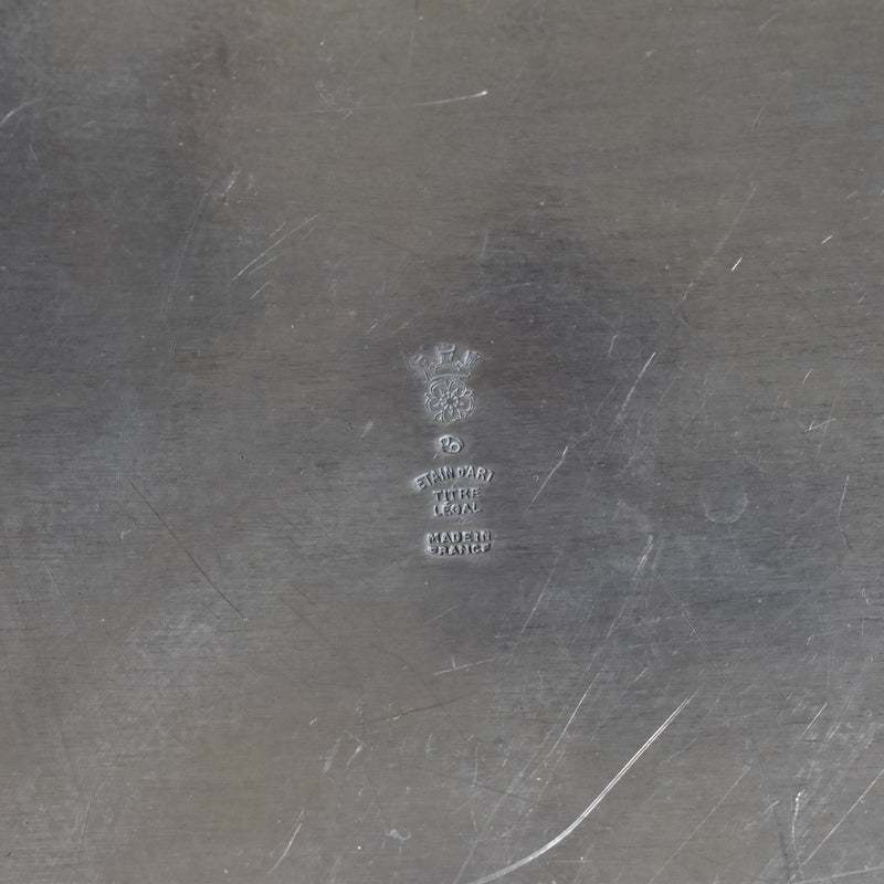 Vintage Pewter Oval Platter
