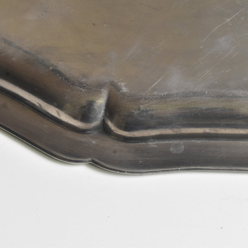Vintage Pewter Oval Platter