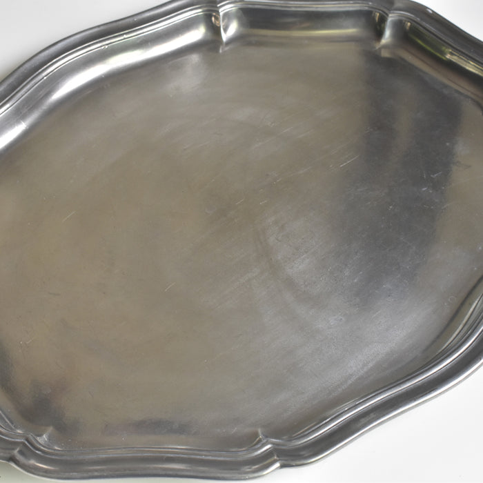 ヴィンテージピューター オーヴァル大皿