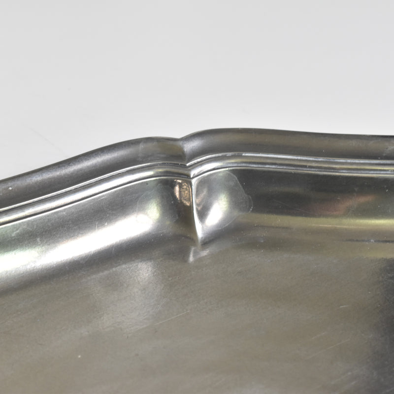 Vintage Pewter Oval Platter