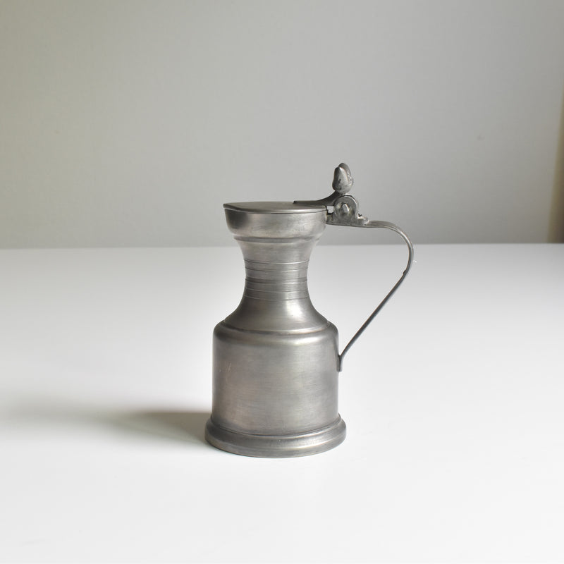 Vintage Pewter Jigger Acorn Etain d'art