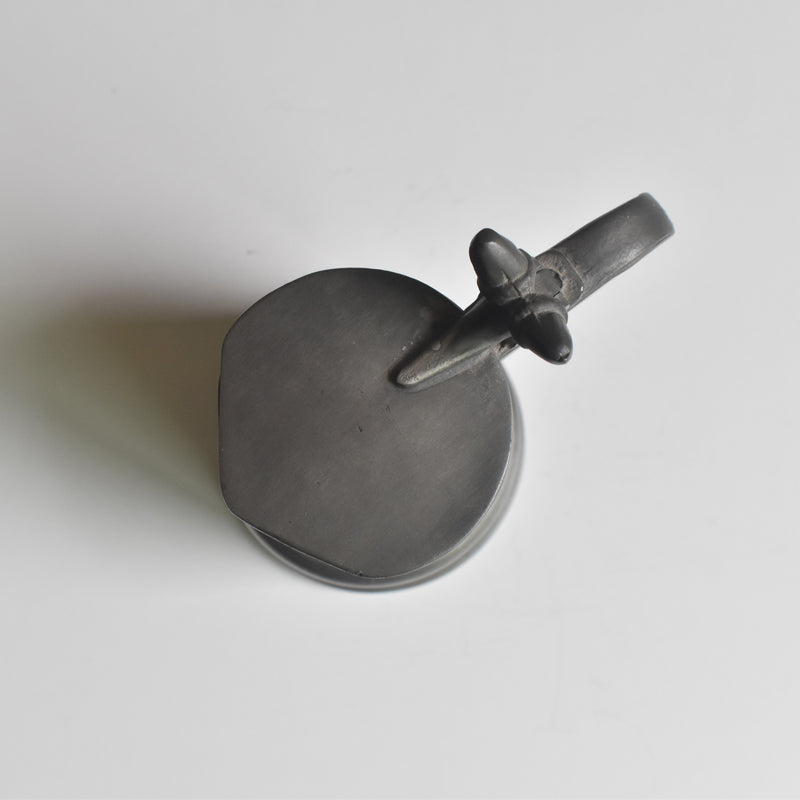 Vintage Pewter Jigger Acorn Etain d'art