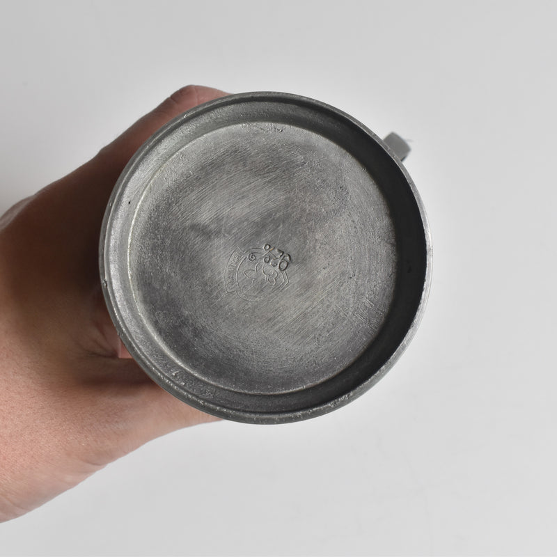 Vintage Pewter Jigger Acorn Etain d'art