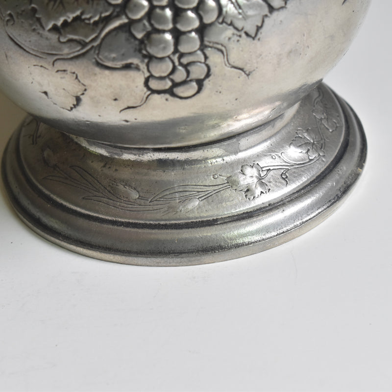 Vintage Pewter Pitcher Raisins
