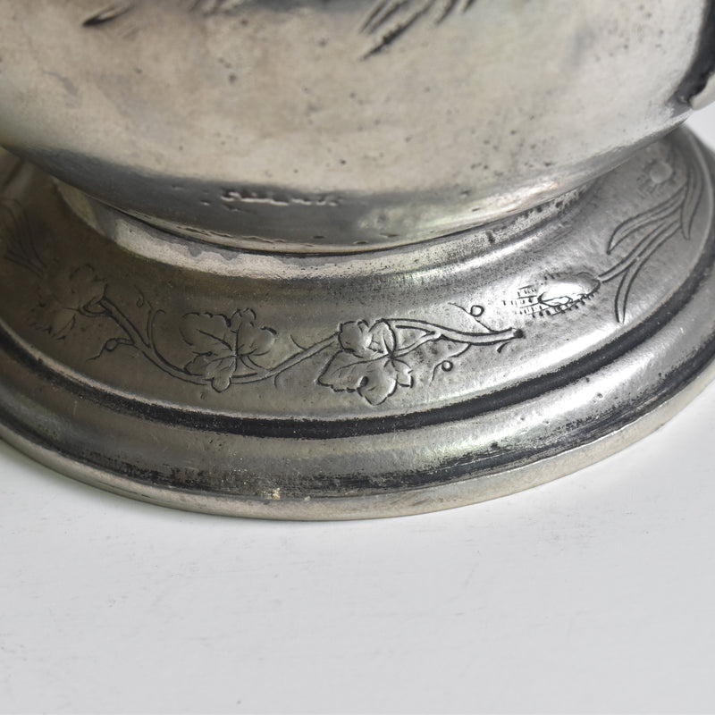 Vintage Pewter Pitcher Raisins
