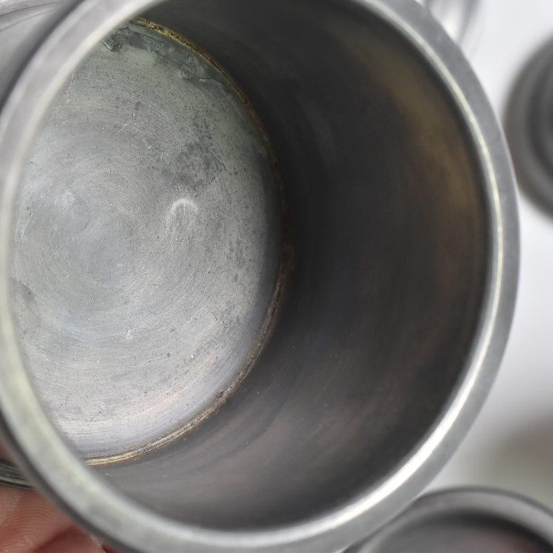 Vintage Pewter Small Box Set of 3