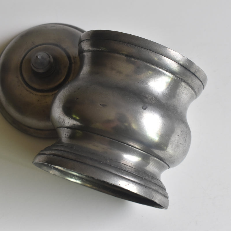 Vintage Pewter Sugar Pot LES ETAINS DE PARIS