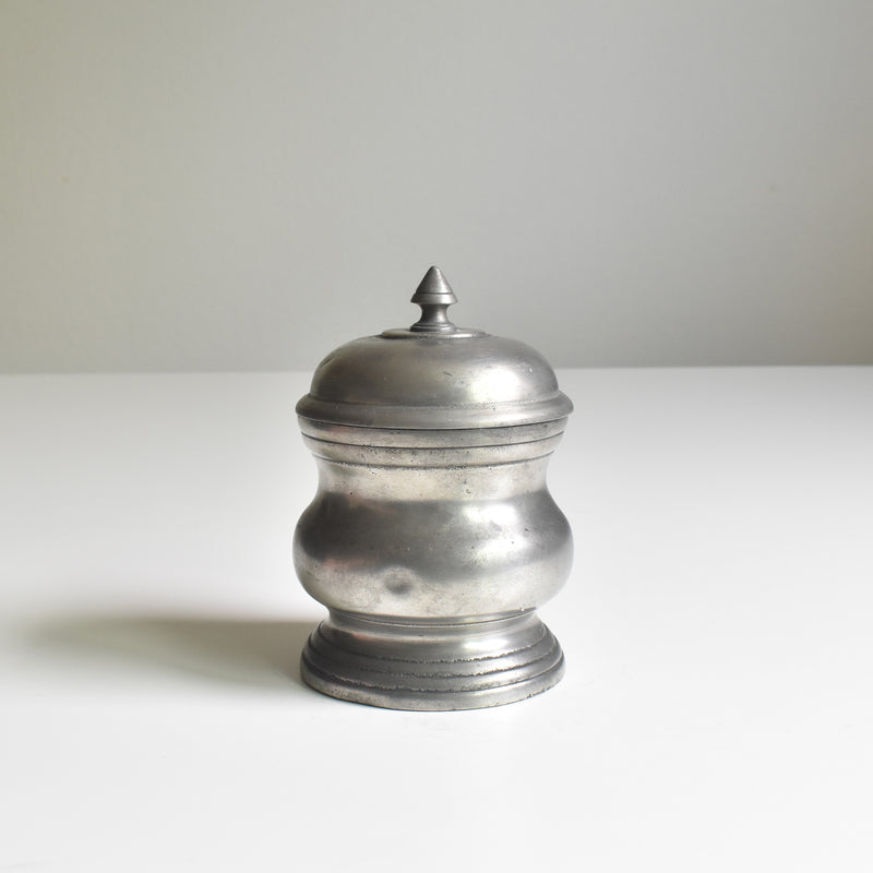 Vintage Pewter Sugar Pot LES ETAINS DE PARIS