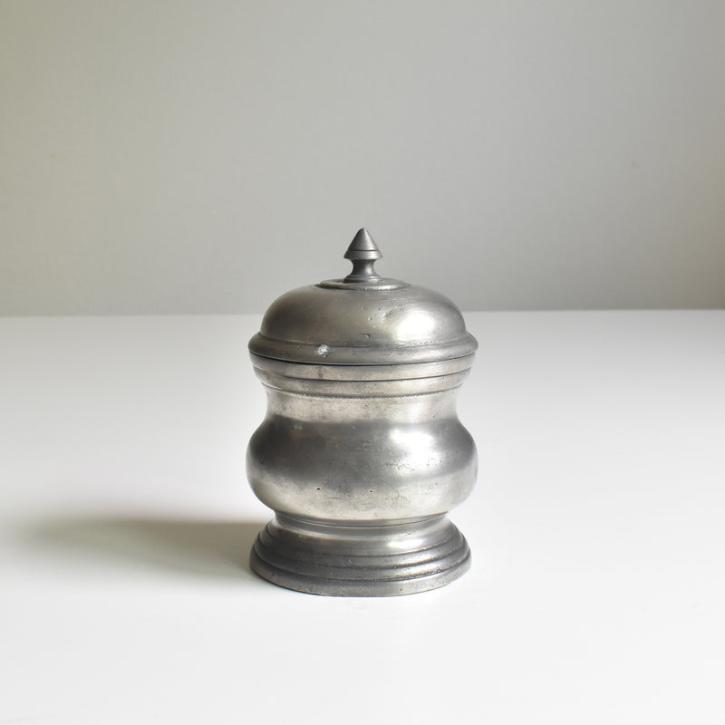 Vintage Pewter Sugar Pot LES ETAINS DE PARIS