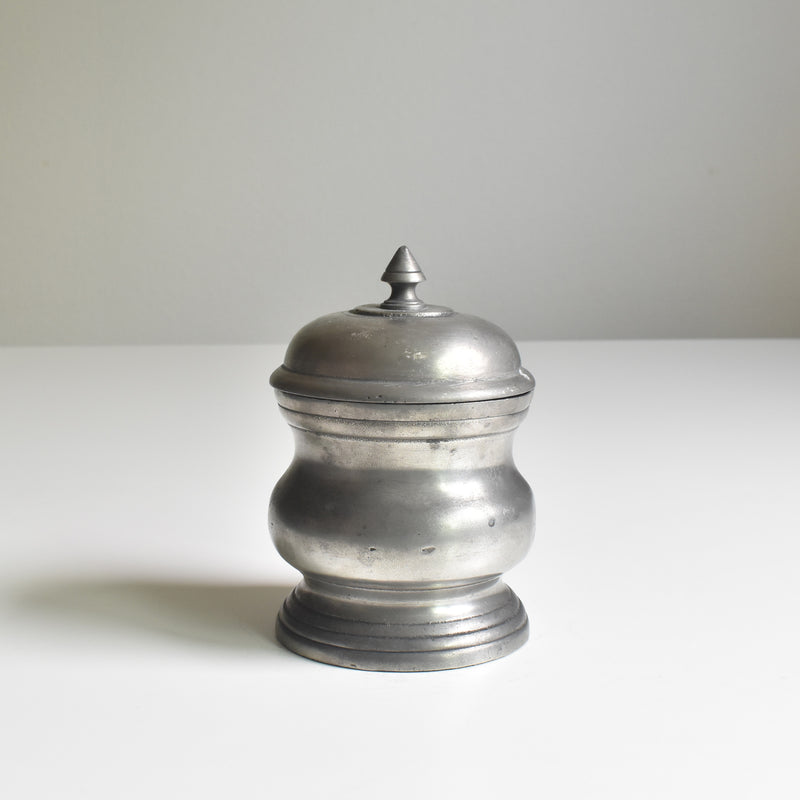 Vintage Pewter Sugar Pot LES ETAINS DE PARIS