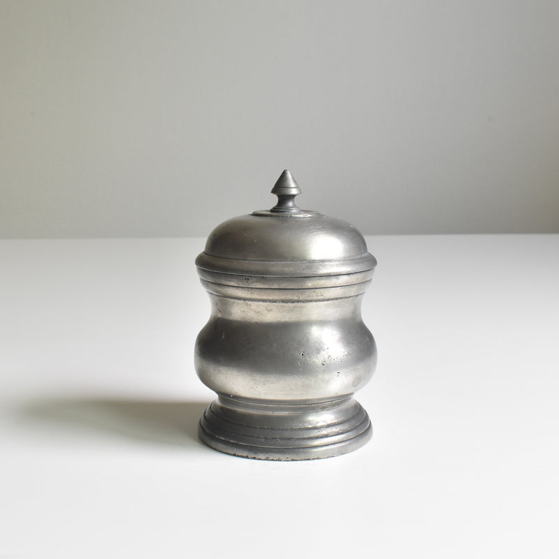 Vintage Pewter Sugar Pot LES ETAINS DE PARIS