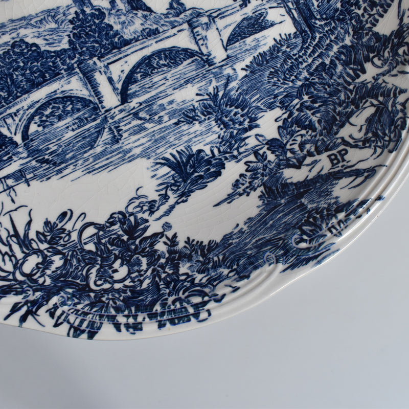 Vintage Plate Gien BP B