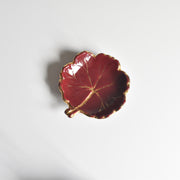 ヴィンテージスモールプレート レッドリーフ B