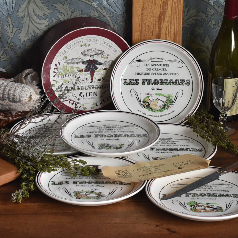 ヴィンテージプレート　ジアン　Les Aventures du Cremier(クレミエの冒険) 6枚セットボックス入り