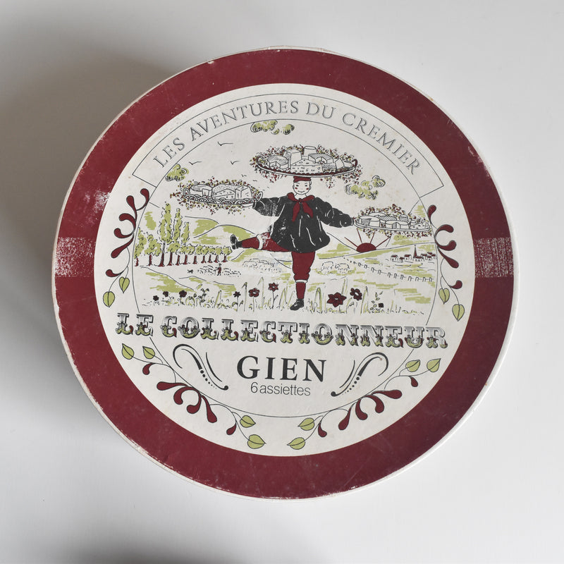 ヴィンテージプレート　ジアン　Les Aventures du Cremier(クレミエの冒険) 6枚セットボックス入り