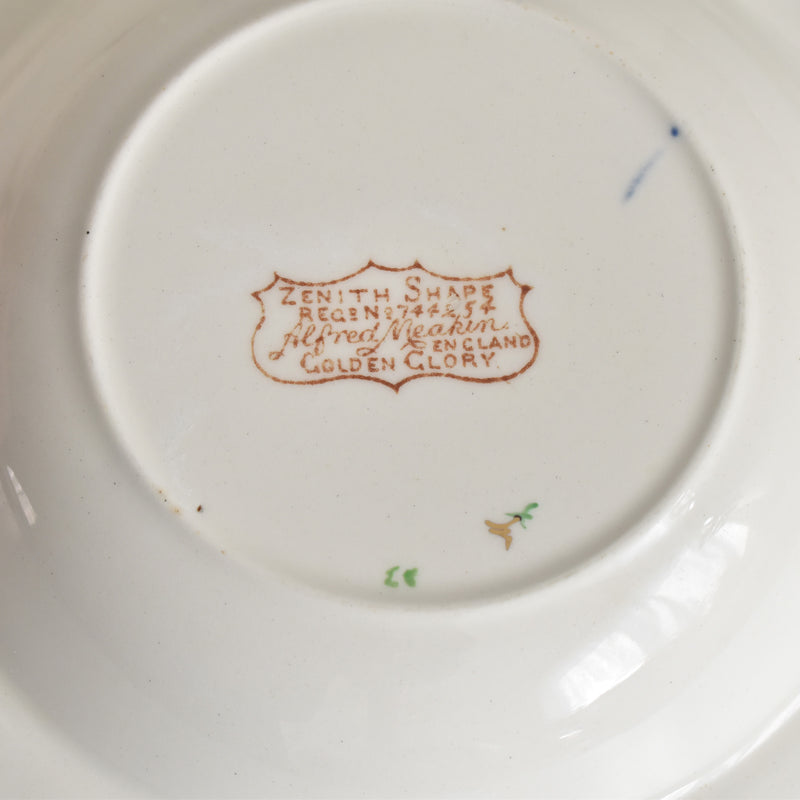 Vintage Fruit Bowl Alfred Meakin Golden Glory A