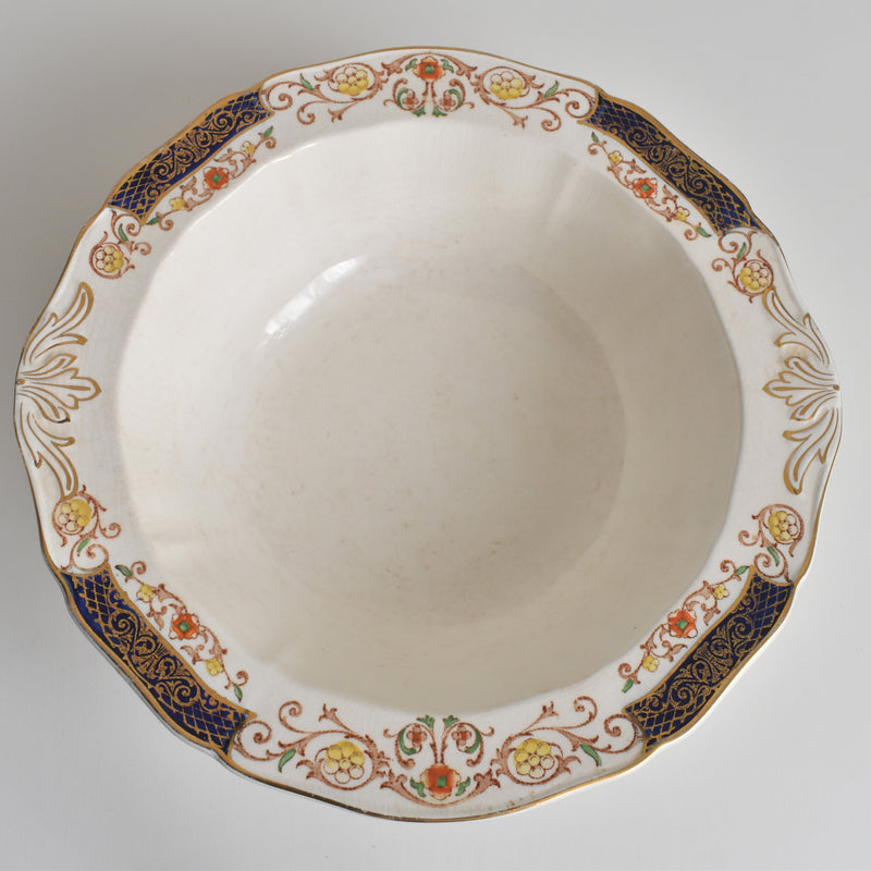 Vintage Fruit Service Bowl Alfred Meakin Golden Glory