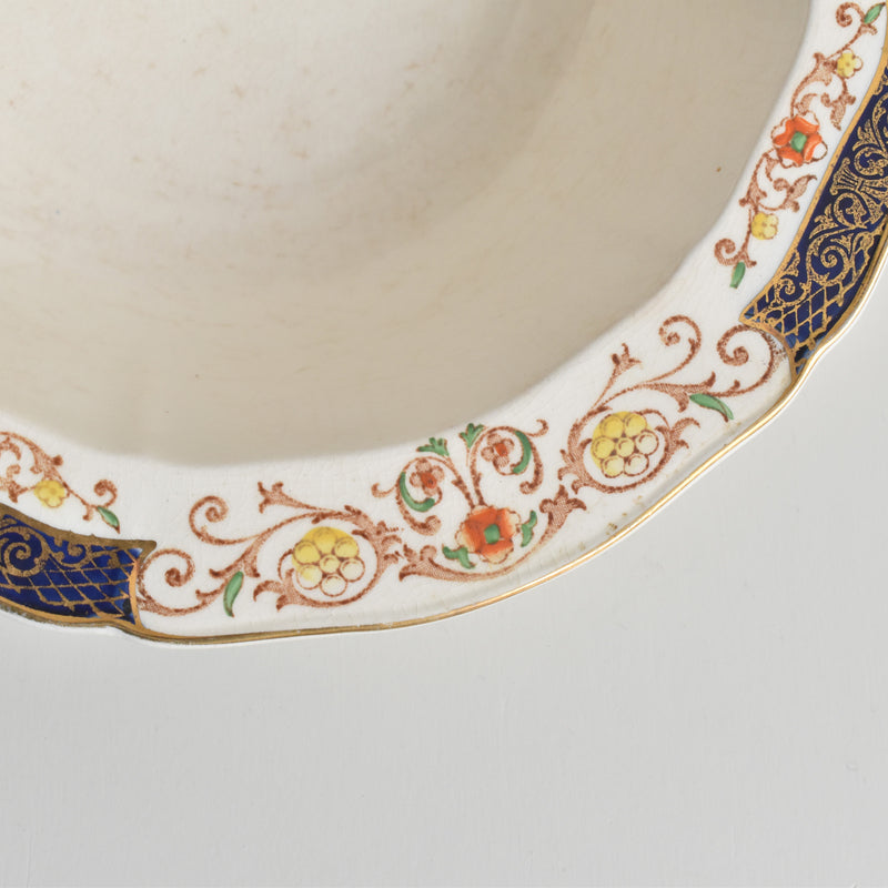Vintage Fruit Service Bowl Alfred Meakin Golden Glory
