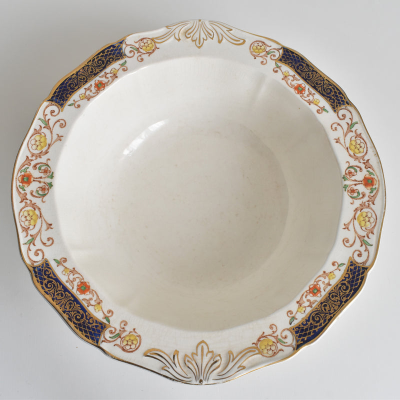 Vintage Fruit Service Bowl Alfred Meakin Golden Glory
