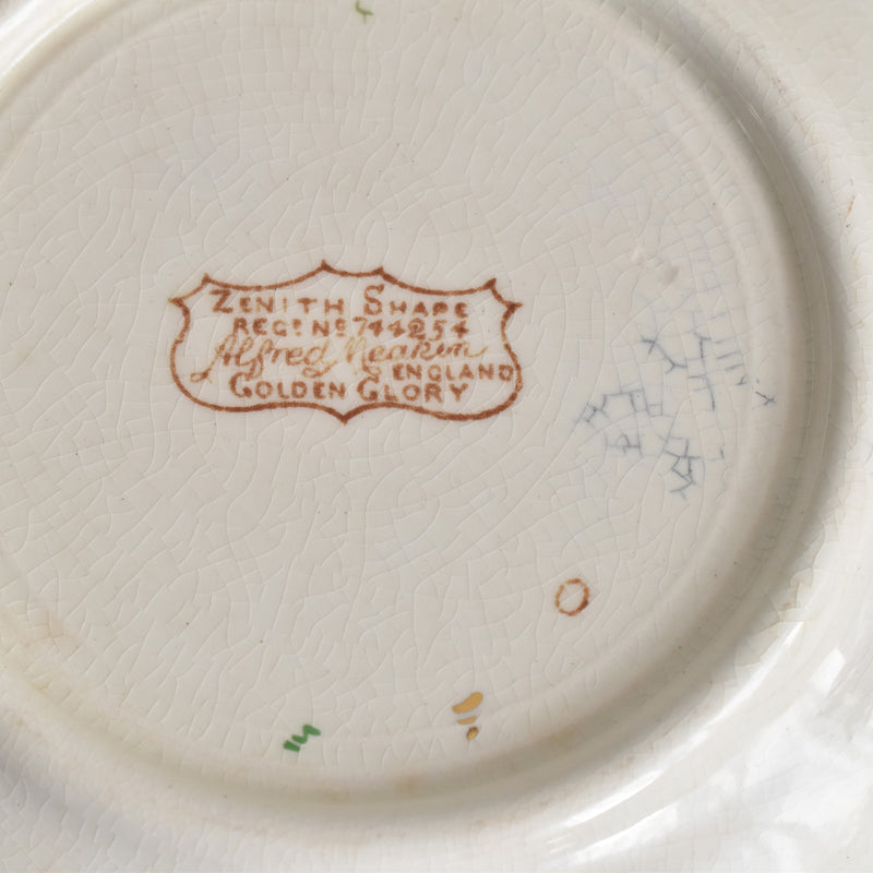 Vintage Fruit Service Bowl Alfred Meakin Golden Glory
