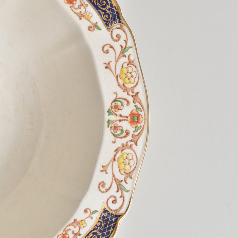 Vintage Fruit Service Bowl Alfred Meakin Golden Glory