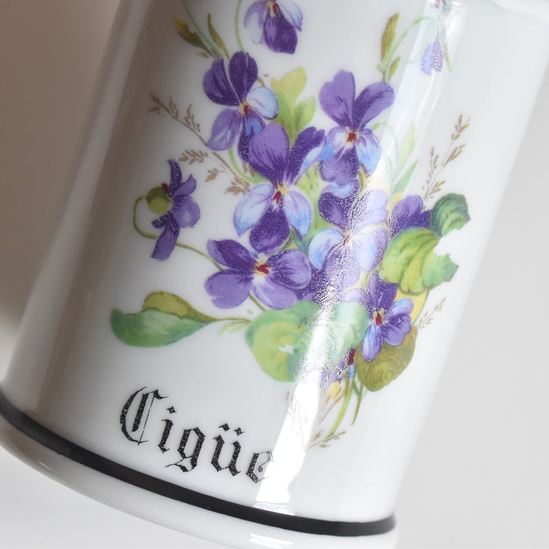 Vintage Apothecary Pot Limoges Aigue