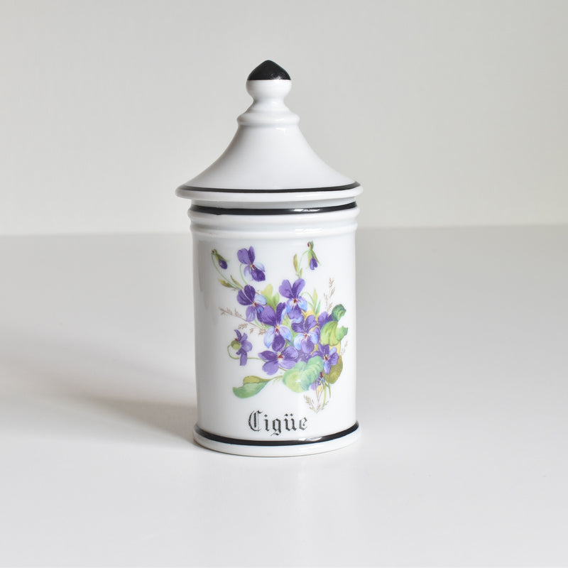 Vintage Apothecary Pot Limoges Aigue