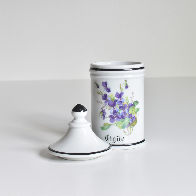 Vintage Apothecary Pot Limoges Aigue