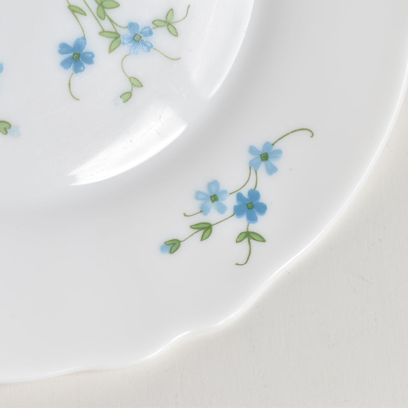 Vintage Dessert Plate Arcopal Myosotis (Forget-me-not) C