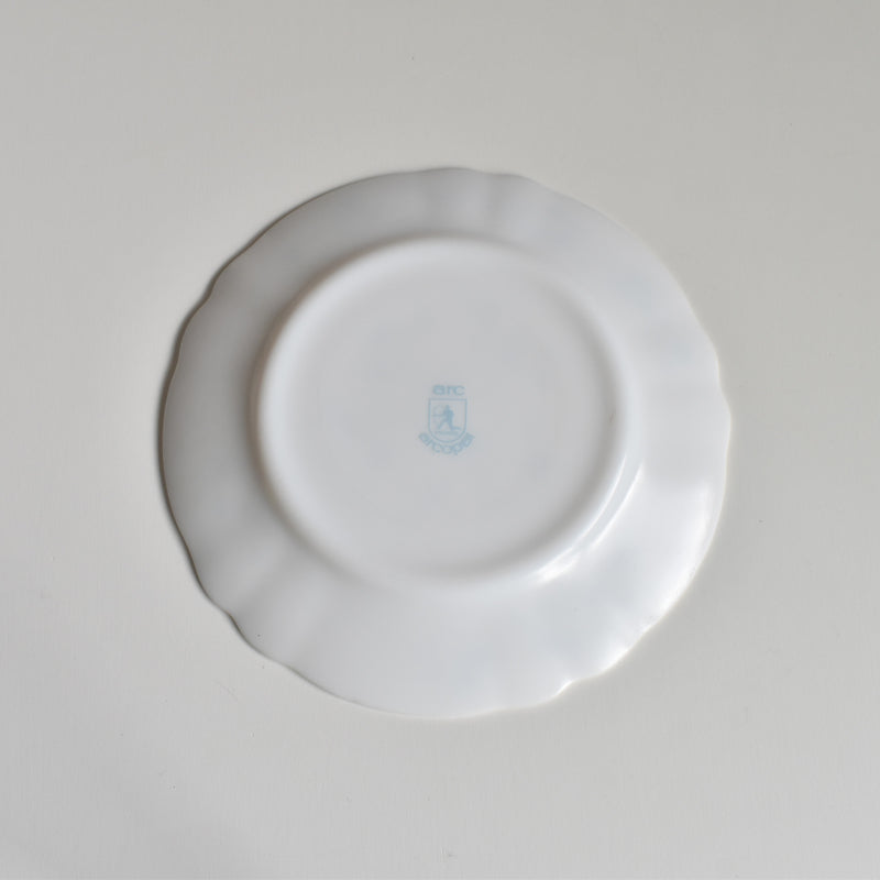 Vintage Dessert Plate Arcopal Myosotis (Forget-me-not) C