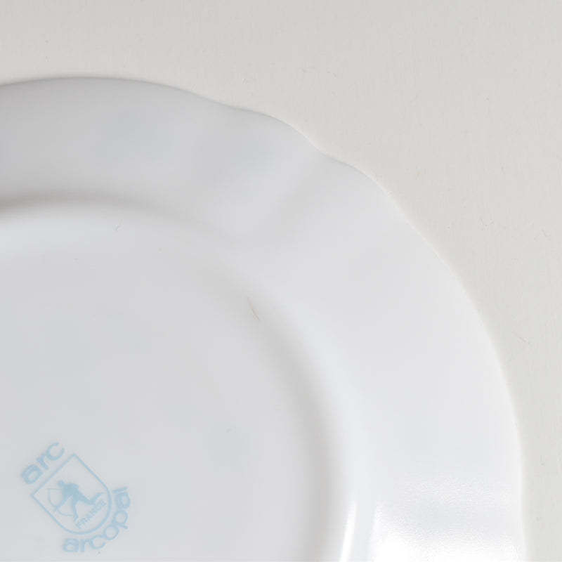 Vintage Dessert Plate Arcopal Myosotis (Forget-me-not) C