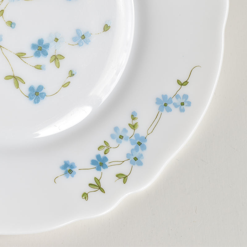 Vintage Dessert Plate Arcopal Myosotis D