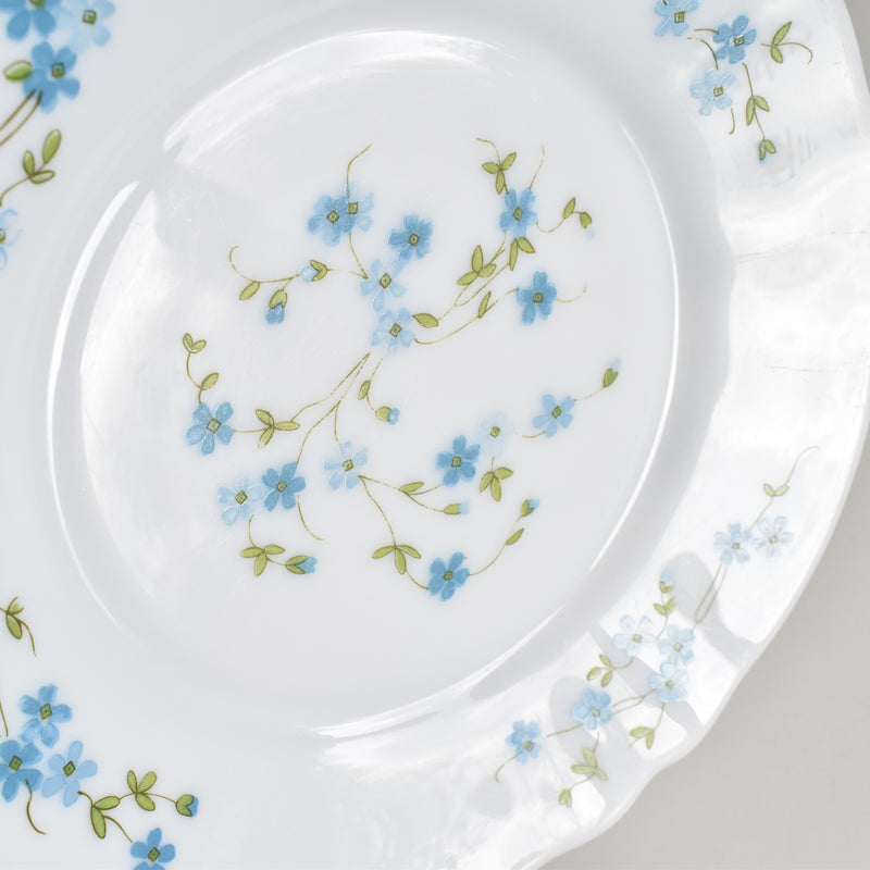 Vintage Dessert Plate Arcopal Myosotis D