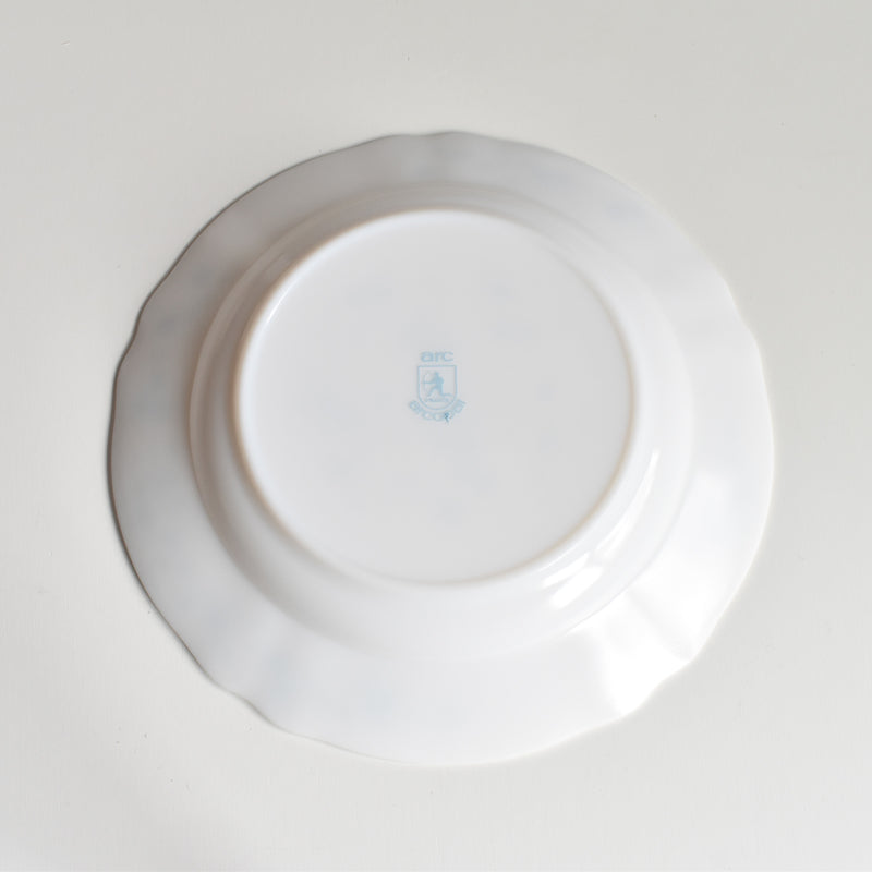 Vintage Deep Plate Arcopal Myosotis (Forget-Me-Not) A