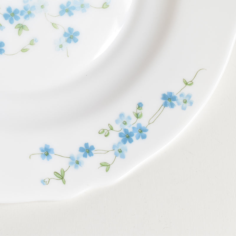 Vintage Deep Plate Arcopal Myosotis (Forget-Me-Not) B