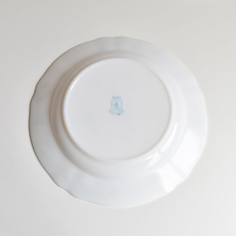 Vintage Deep Plate Arcopal Myosotis (Forget-Me-Not) B