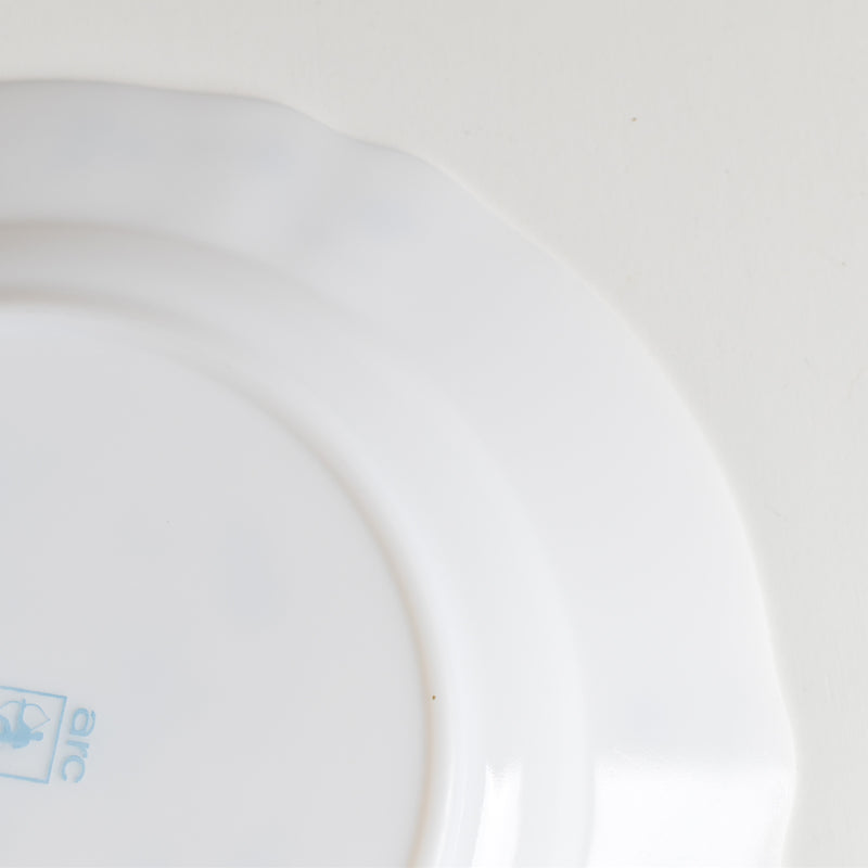 Vintage Deep Plate Arcopal Myosotis (Forget-Me-Not) B